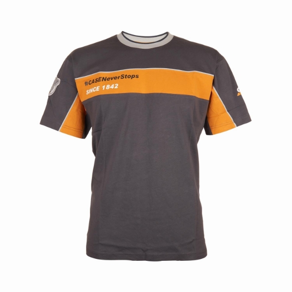 T-Shirt "Kontrast", grau, (Herren)